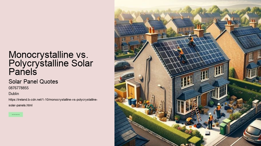 The Differences Between Monocrystalline and Polycrystalline Panels